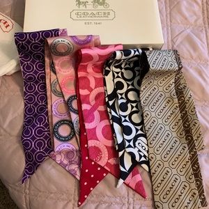 Coach ponytail ties